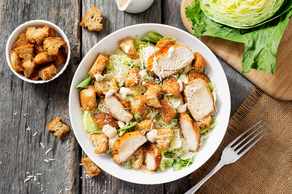 ceasarsalad Caesar Salad with Chicken